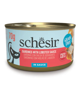Schesir Grill Wholefood Cat Can Sardines And Lobster Souce 70g